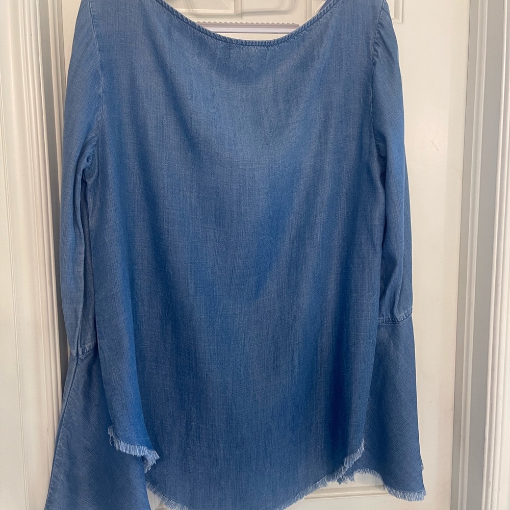 Cloth & Stone Blue Long Sleeve Tee